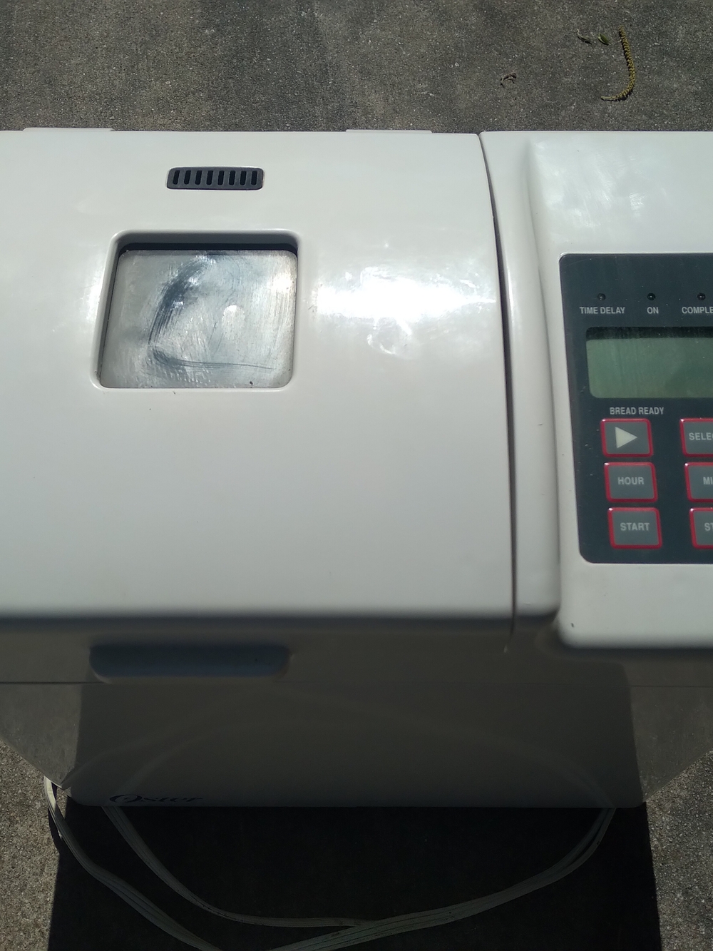 Oster White Bread Maker with Digital Control Panel